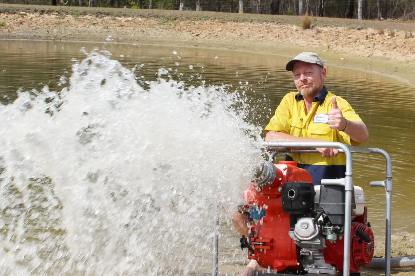 GOT THE GRUNT: Aussie\\'s big 4\" trash pumps handle solids and move up to 1800 lpm. Id:22431