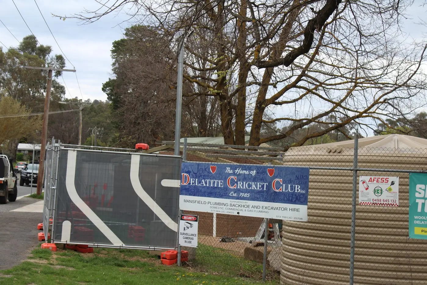 DOING THE LORDS\\' WORK: Refurbishment of the old amenities block at Lords Reserve is underway.