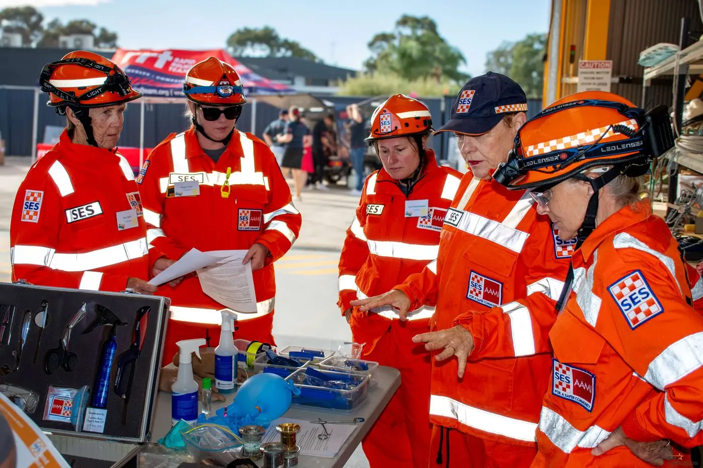 SKILLS BASED: The day focused on the hands-on, practical components of rescue operations. PHOTOS: Chris Manning.