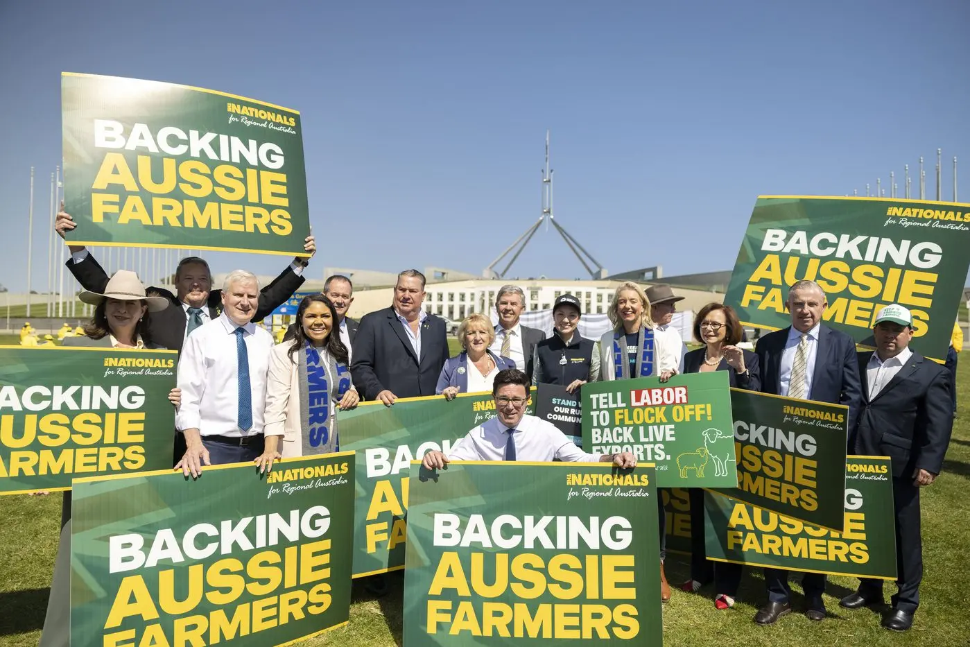 INDUSTRY UNDER PRESSURE: Leader of The Nationals David Littleproud at the recent national farmers rally in Canberra.
