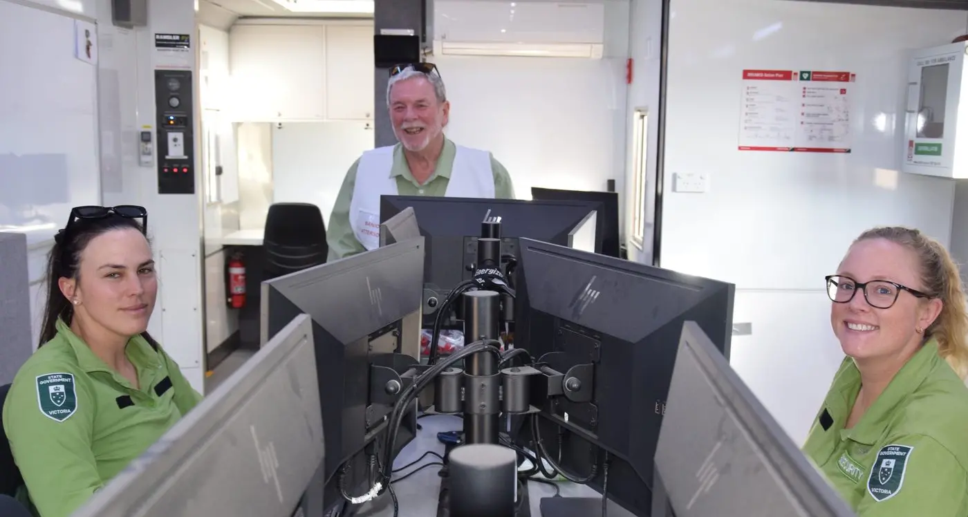 Bird flu testing site rolls out of town