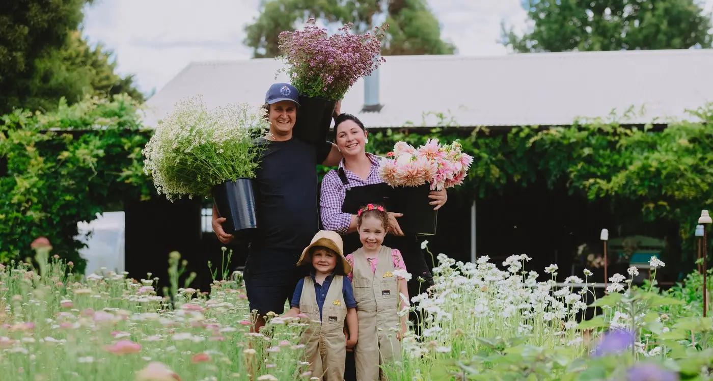 Stepping into a floral paradise