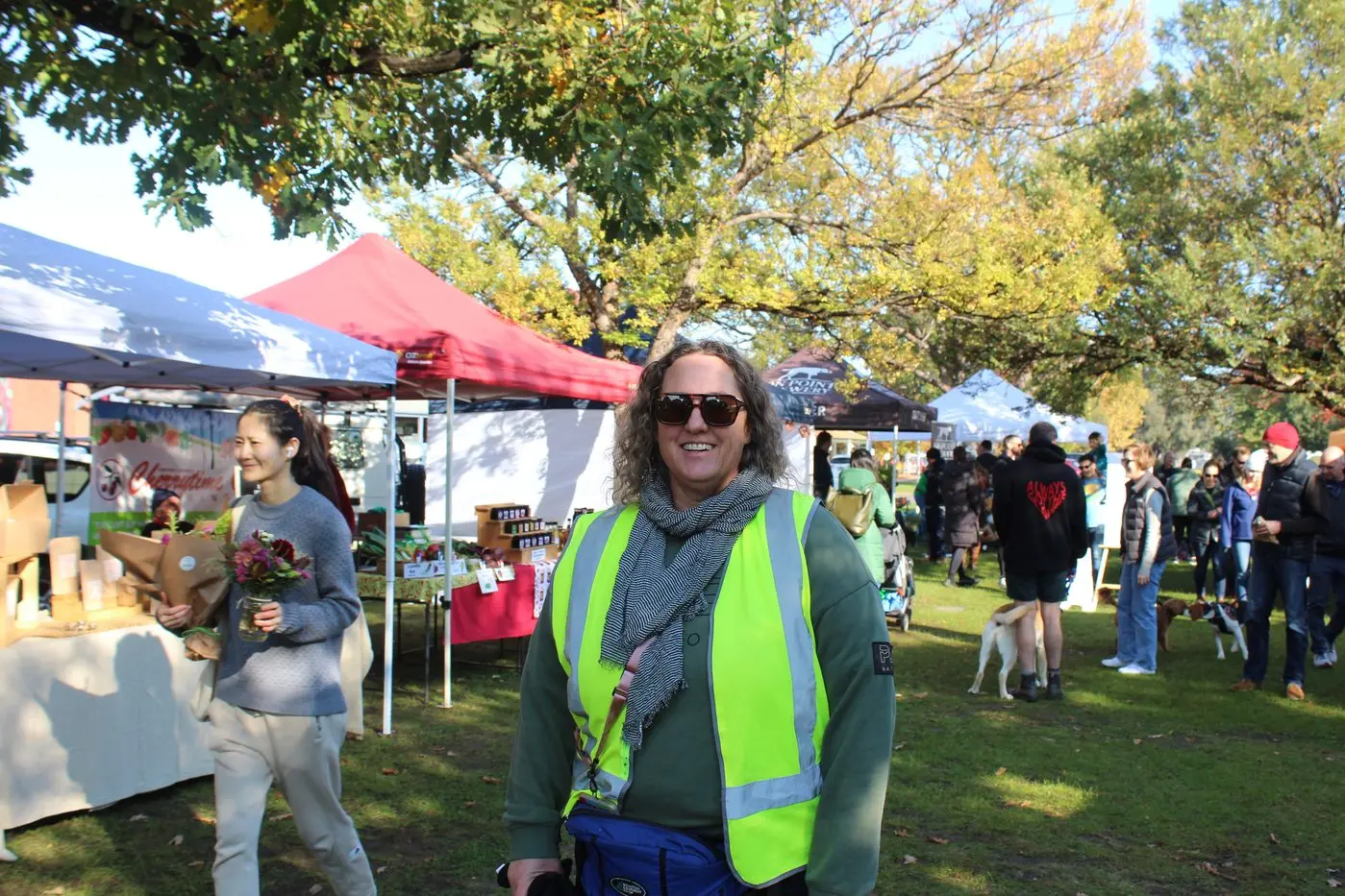 LONG HAUL: Alli Walker celebrated the 160th anniversary of the Mansfield Farmers\\' Market on April 27.