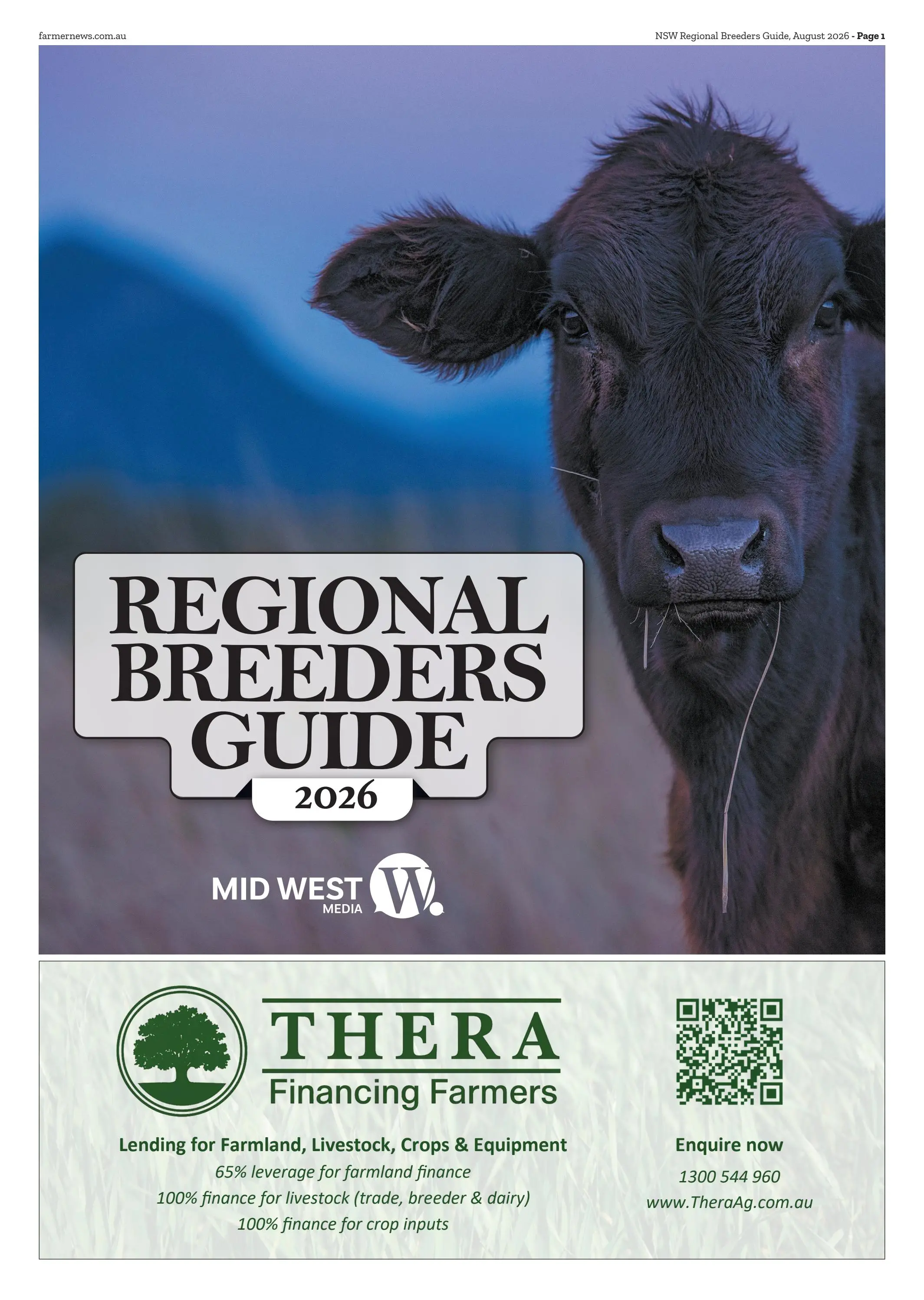 Regional Breeders Guide, August, 2026