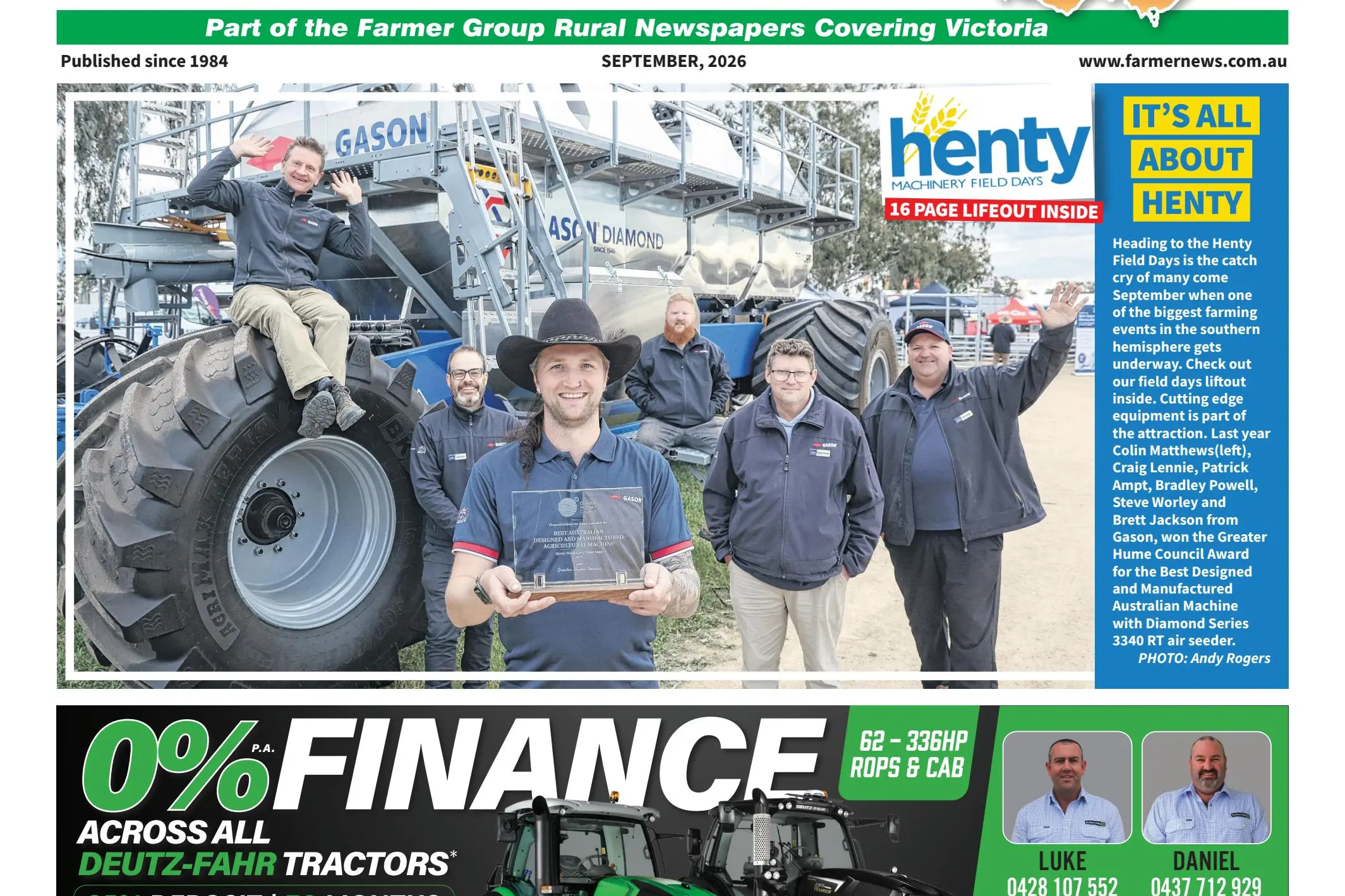 North East Farmer, Monday, 7 September, 2026