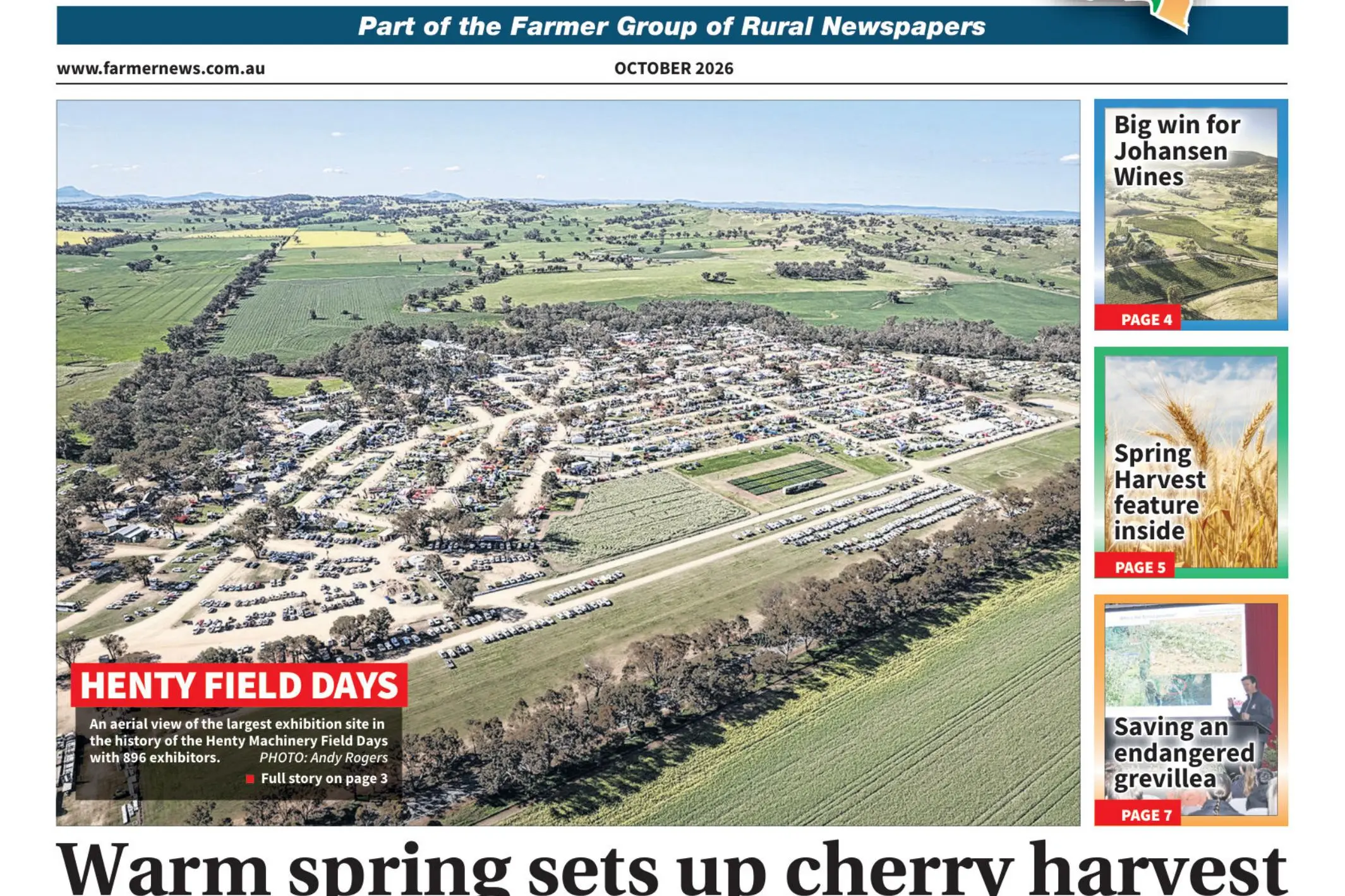 Riverina Farmer, October, 2026